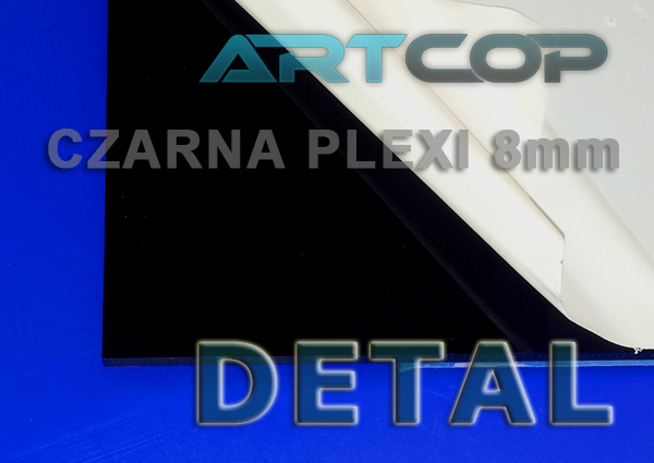 czarna plexi plesi plexiglas pmma 8mm ARTCOP