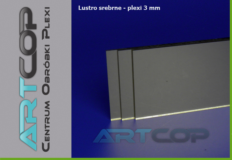 lustro srebrne 3mm plexi plesi plexiglas pmma ARTCOP