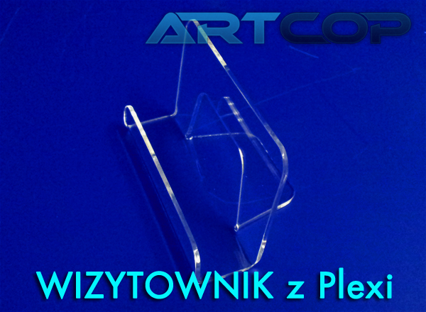 wizytownik z plexi pleksi pleksy od ARTCOP